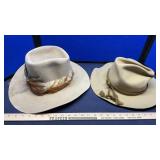 (2) FELT HATS (UNKNOWN SIZES)
