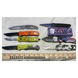 HARLEY DAVIDSON, TRUMP, GERBER & MISC KNIVES