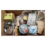 ASSORTED FISHING ITEMS & RIFLE CLEANING KIT