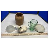 COFFEE CUPS, COKE GLASS, CLOCK & MORE