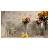 COMPOTES, CANDLE HOLDERS & VASES
