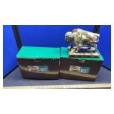 (2) BUFFALO VISIONS BUFFALO, WILDLIFE BUST &