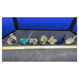 ASSORTED GLASS ANIMALS