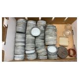 ZINC CANNING LIDS, GLASS JAR LIDS & JARS (ATG)