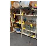 (2) WHITE BOOK SHELVES