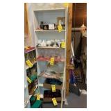 (2) WHITE BOOK SHELVES