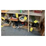 RUSTIC WOOD SHELF MEASURES 91"W X 13"D X 26"T