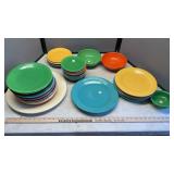 FIESTA HLO ASSORTED PLATES AND BOWLS