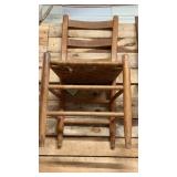 (2) LADDER BACK CHAIRS