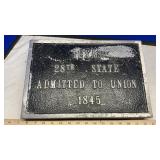 TEXAS, OKLAHOMA, MISSOURI FLAG PLAQUES
