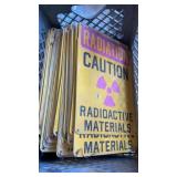 RADIATION CAUTION SIGNS