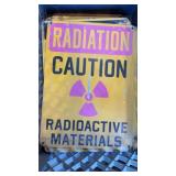 CAUTION RADIATION SIGNS
