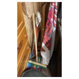 FLAG, WALKING STICKS & HALL TREE
