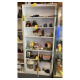 (2) WHITE WOOD SHELVES