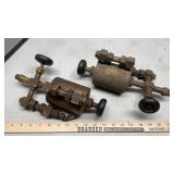 BRASS CYLINDER OILERS, PRESSURE GAUGE & MORE