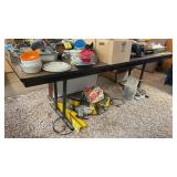 METAL FRAMED FOLDING TABLE (8ft.LX30in.Wx30in.T)