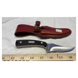 (2) BUCK FOLDING KNIVES, OLD TIMER, HOLSTER &