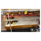 GLASS DISPLAY CABINET MEASURES 72"W X 21"D X 40"T