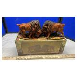 BATTLING BUFFALOS, POLISHED STONES & MORE