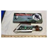 HUNTING KNIFE, THROWING KNIVES, NINJA STARS & MORE