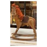 WOOD ROCKING HORSE