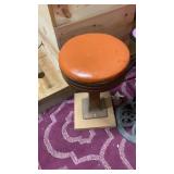 (2) STOOLS, CAMP CHAIR & ASH TRAY