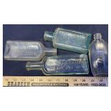 ASSORTED GLASS BOTTLES