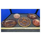 PINK & AMBER DEPRESSION GLASS