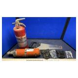 FIRE EXTINGUISHERS, HAND SAW & SURVIVAL CHAINS