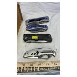 ASSORTED HARLEY DAVIDSON KNIVES, BARLOW & MISC.