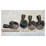 VICTORIAN STYLE EAGLE CLAWS WITH GLASS FEET