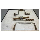 DRAW KNIFE, HAND DRILLS, PLIERS AND MORE