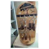 KEYCHAINS WITH DISPLAY, SPRAY PAINT AND MISC