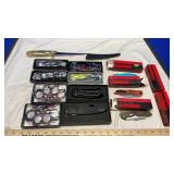 KERSHAW KNIVES,  Z-HUNTER KNUCKLES & MISC. KNIVES
