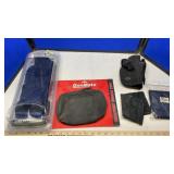 ASSORTED HOLSTERS AND CARTRIDGE CARRIERS