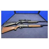 DAISY EAGLE PELLET GUN W/SCOPE & CROSSMEN 2100