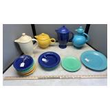 FIESTA HLO PITCHERS, PLATES AND BOWLS