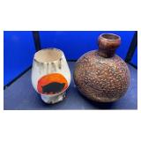 NATIVE AMERICAN THEMED POTTERY AND MISC