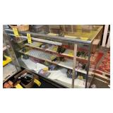 GLASS DISPLAY CABINET MEASURES 72"W X 22"D X 38"T