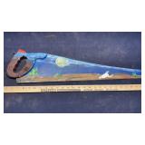 (3) PAINTED HAND SAWS