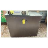 WOOD CABINET MEASURES 41.5"W X 21"D X 34"T