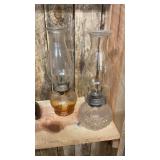 (2) OIL LAMPS
