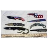 (7) ASSORTED KNIVES