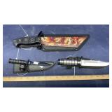 SURVIVAL KNIFE, SAW & BOOT KNIFE