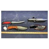(4) ASSORTED KNIVES