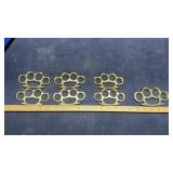 BRASS KNUCKLES & ASSORTED POCKET KNIVES