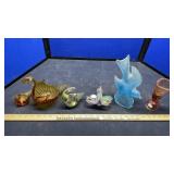 GLASS SWANS & BIRDS
