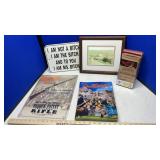 METAL SIGN, BLACK HILLS BOOKS,  & MISC.