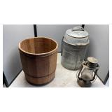 NAIL KEG, WATER COOLER & LANTERN