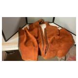 LEATHER CHAPS & SADDLE PADS